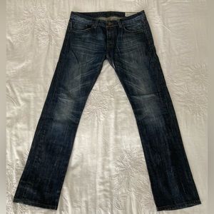 Bershka Mens dark blue jeans